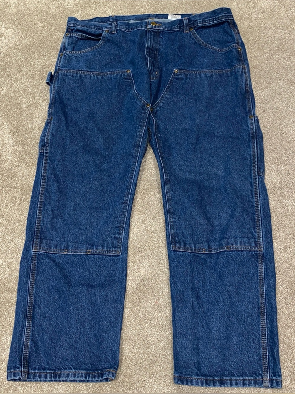 Key Double Knee Jeans Men’s 42 X 30‎ Carpenter Has Some Fading Workwear